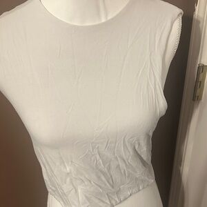 Zara sleeveless crop Top medium